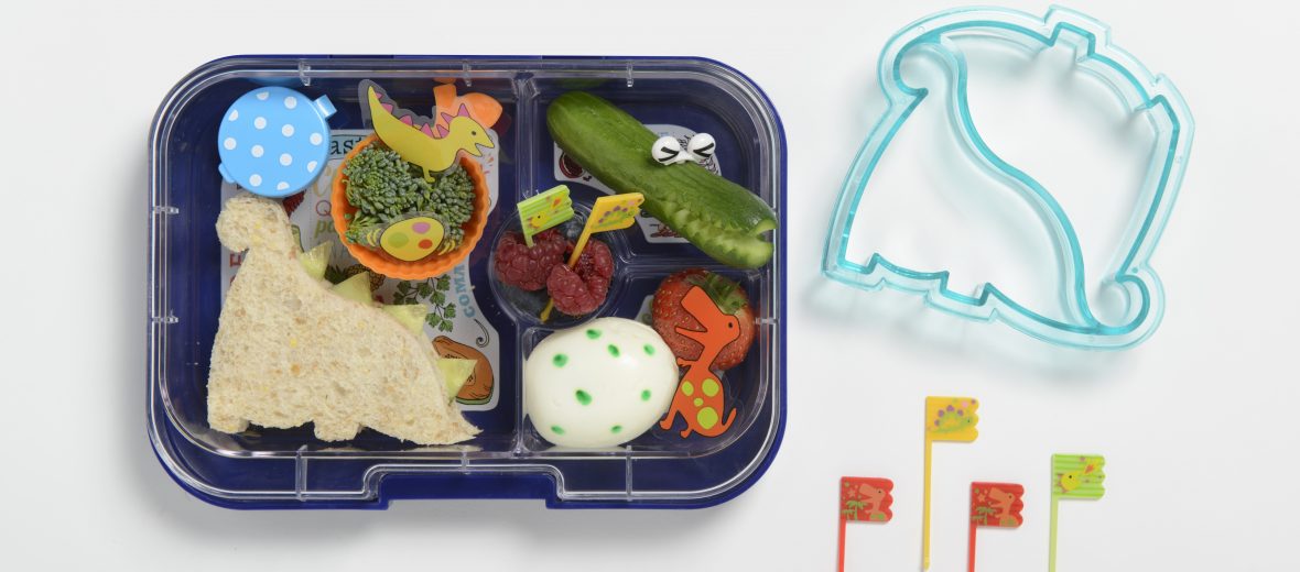 dinosaurus bento lunch idee